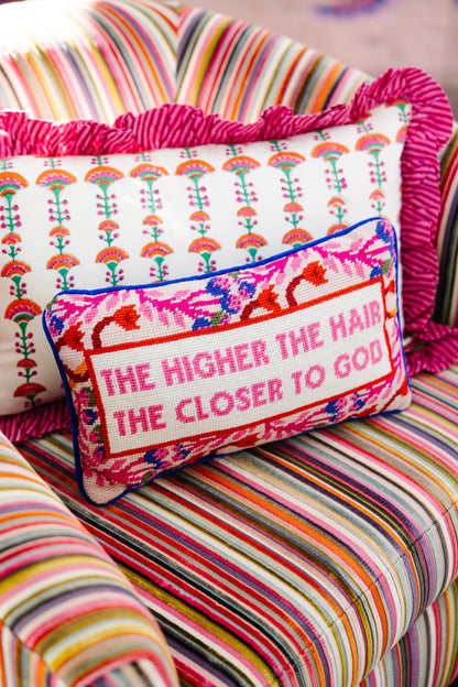 FURBISH NEEDLEPOINT PILLOWS