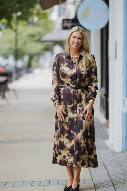 CABERNET WOVEN DRESS