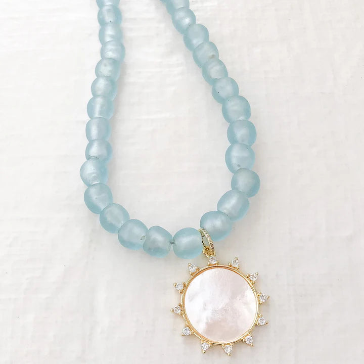 GEMSTONE SUN NECKLACE