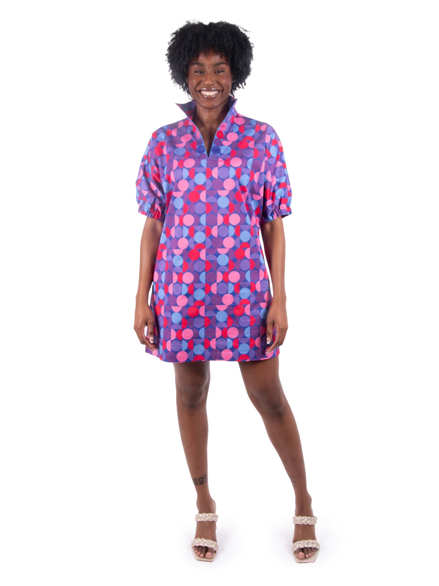 BAUHAUS COTTON POPPY DRESS