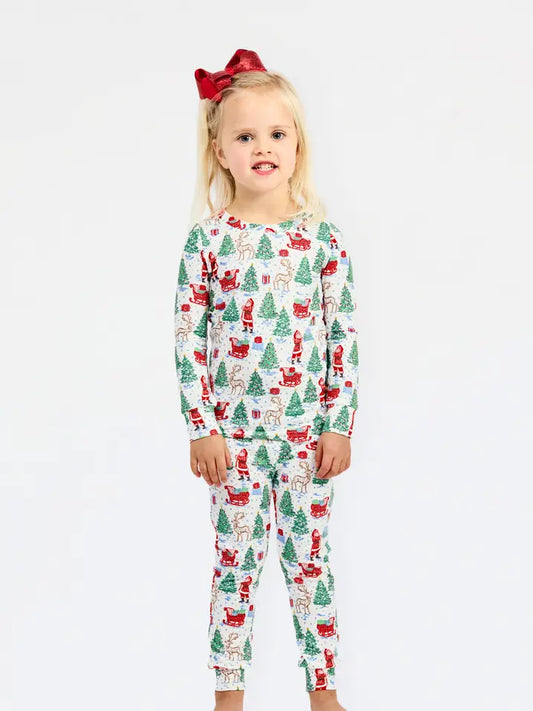 TIDINGS TOILE ANNIE TODDLER PAJAMAS