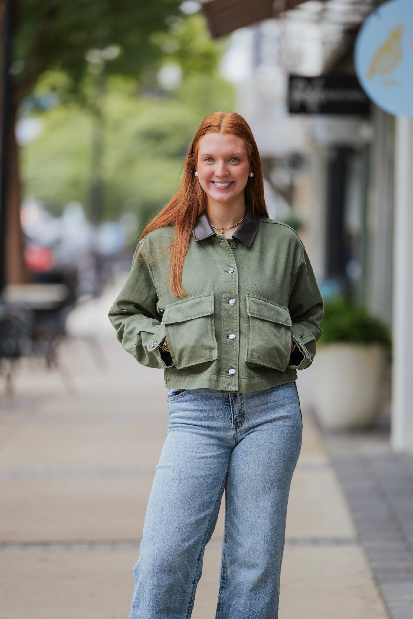 REY CROPPED CHORE JACKET