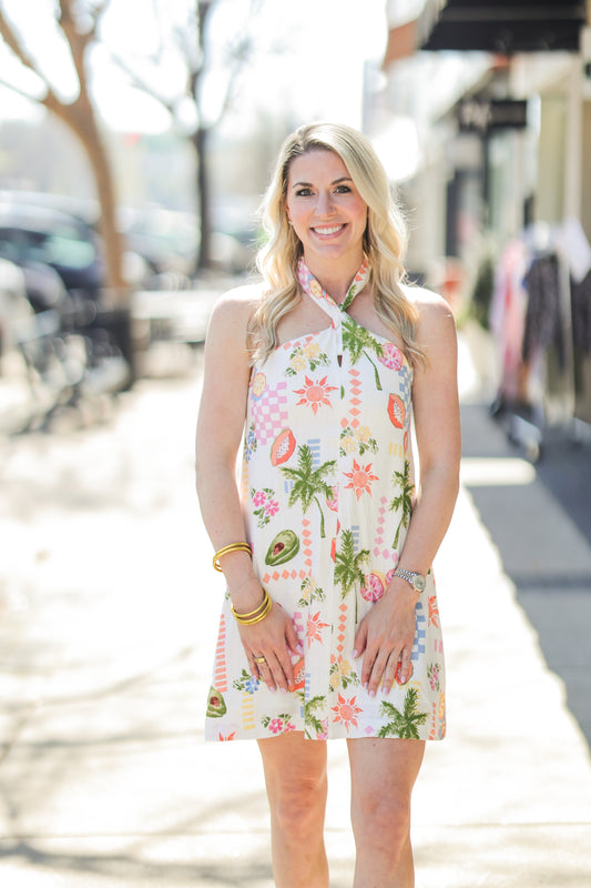 GRACIE FRUITY FLORAL DRESS