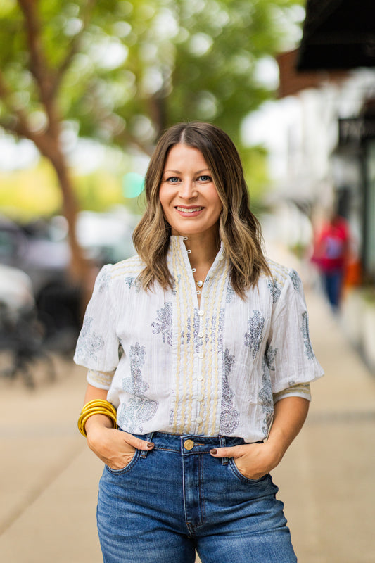 PAISLEY METALIC TOP
