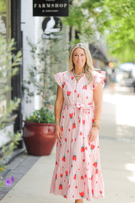 POCKET FULL OF TULIPS DRESS