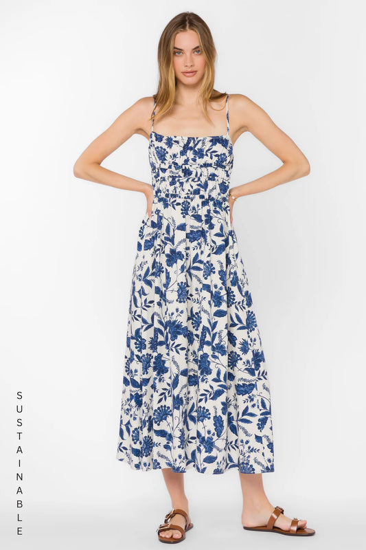 TANELLA BLUE FLORAL DRESS