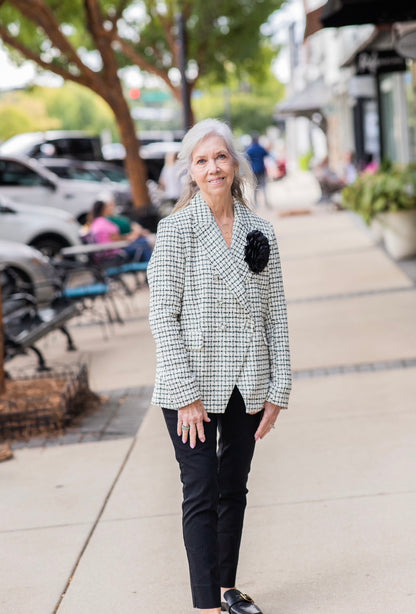 COMBO  TWEED JACKET
