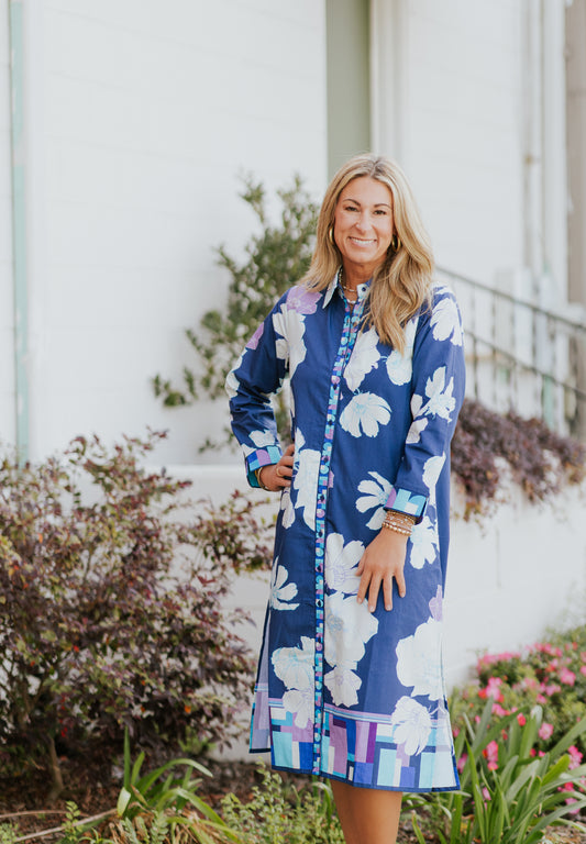 ELIZA INK FLORAL DRESS