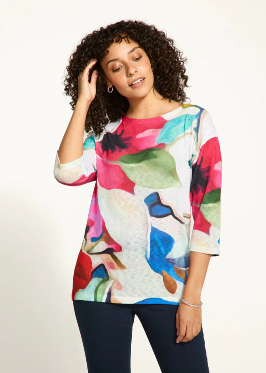 MARCO BLUSH 3/4 TOP