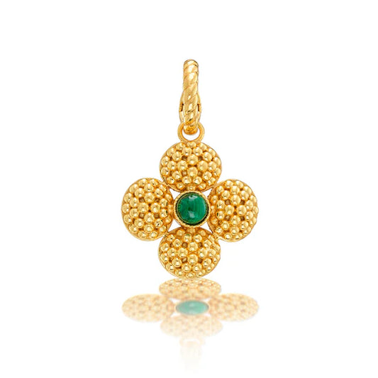 BERRY DOUBLE MALACHITE PENDANT