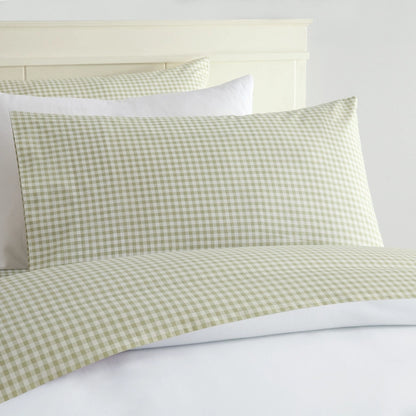 QUEEN GINGHAM SHEET SET