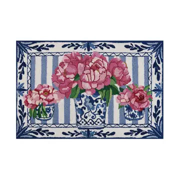 PRETTY PETALS HOOK RUG