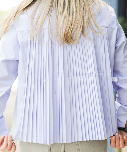 POPLIN REMOVABLE TIE TOP