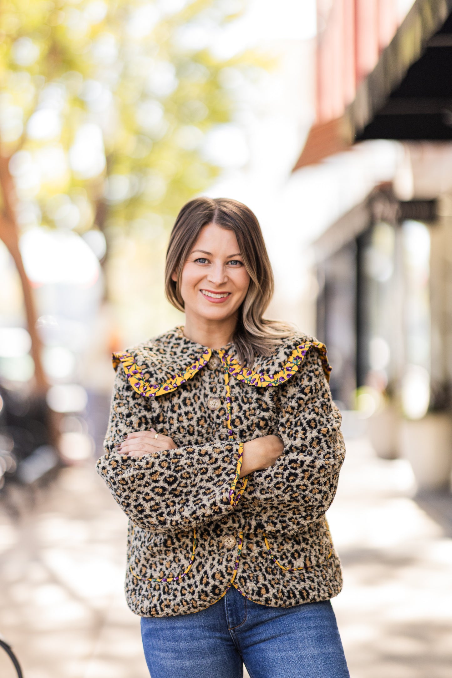 UPTOWN CHEETAH GIRL JACKET