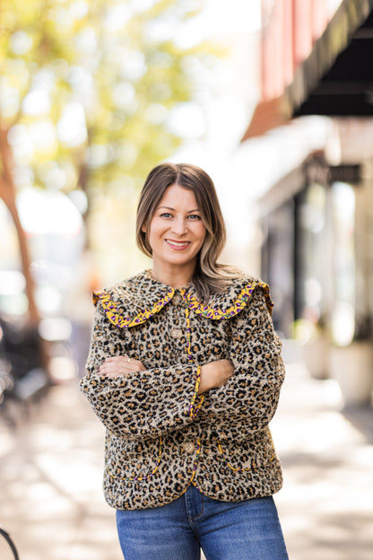 UPTOWN CHEETAH GIRL JACKET