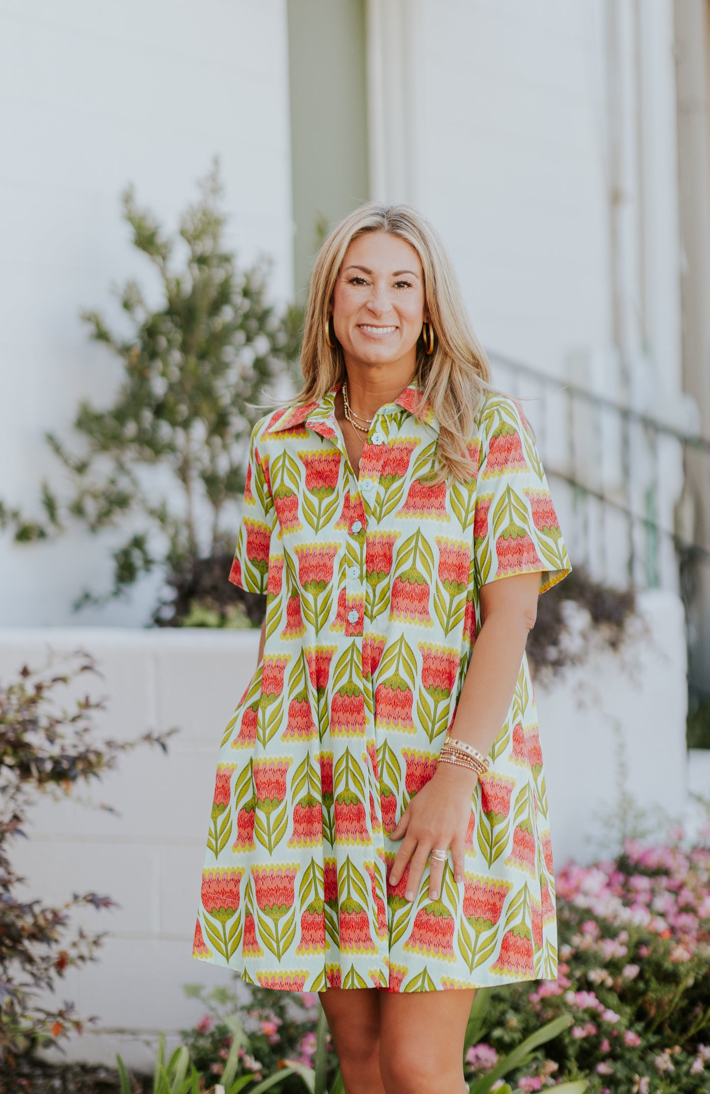 SWINGING SHIRT DRESS