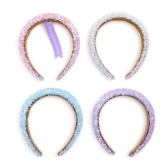 CUPCAKE GLITTER HEAD BAND