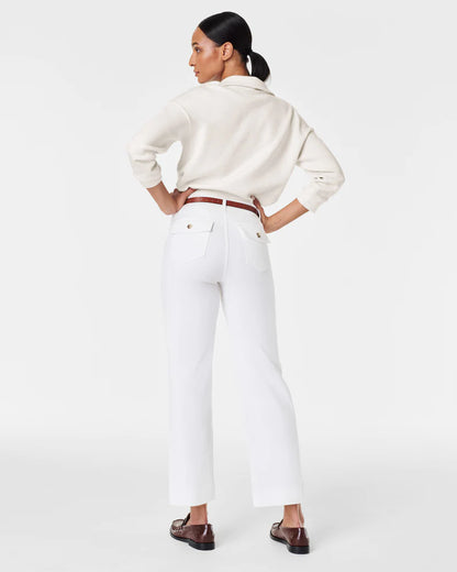 SPANX CROPPED TWILL PANT