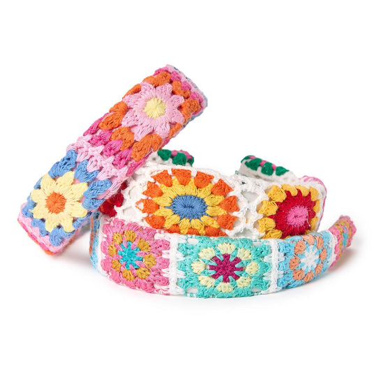 KIDS HAPPY LITTLE CROCHET HEAD BAND