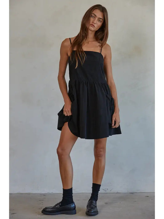 CARMINE BLACK DRESS