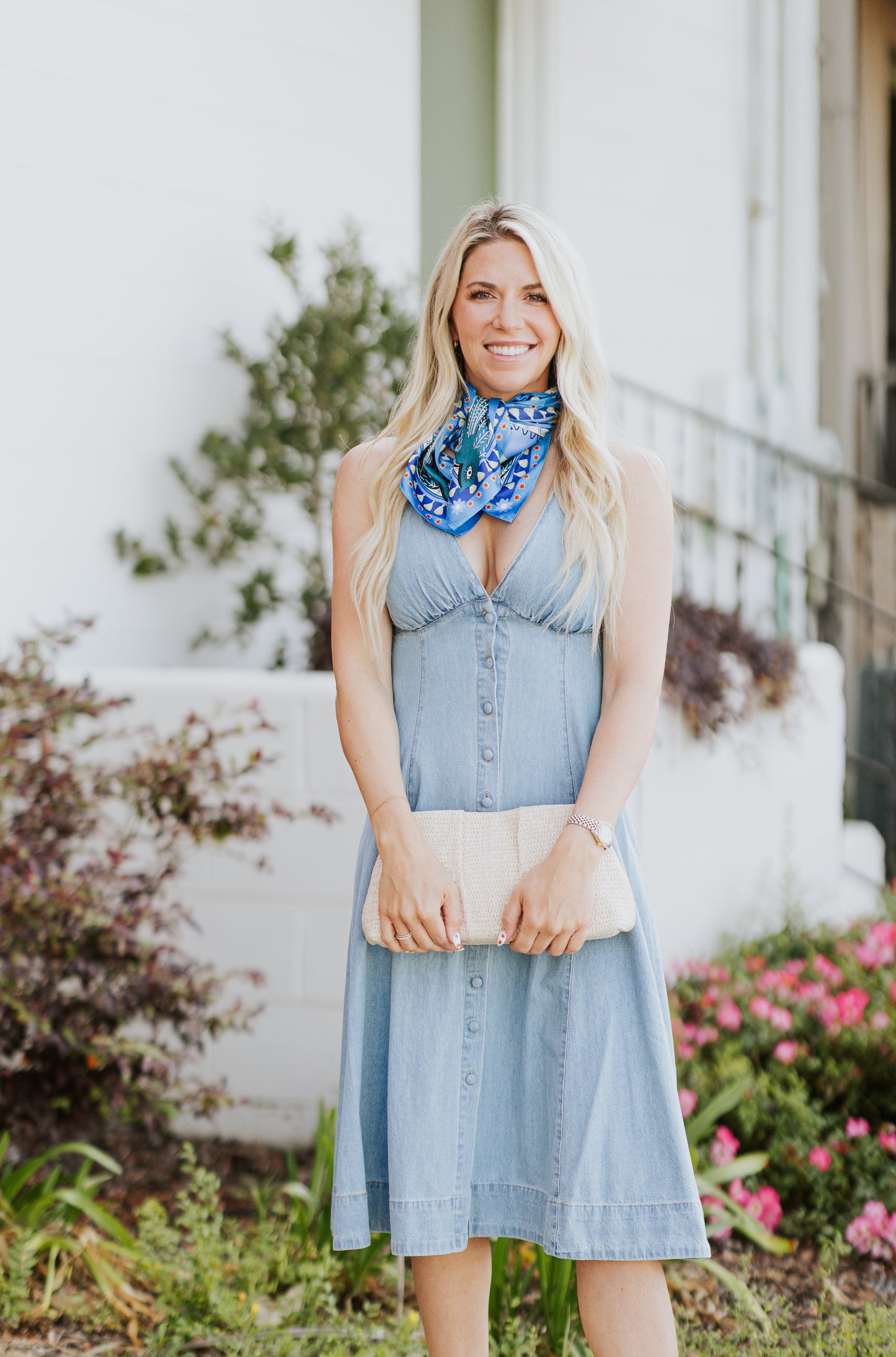 XENIA BLUE DRESS