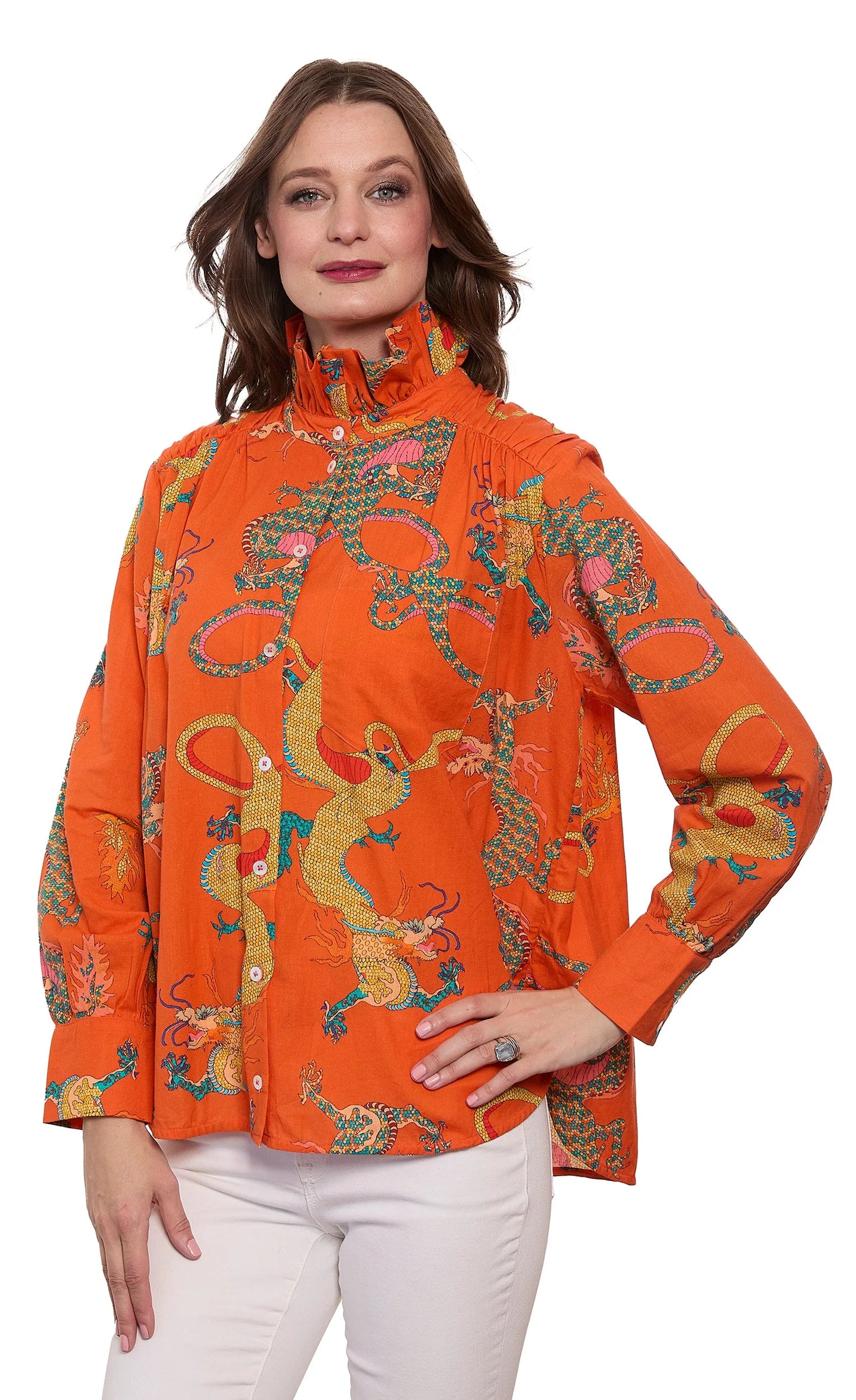SUN VALLEY DRAGON OVERSIZED TOP