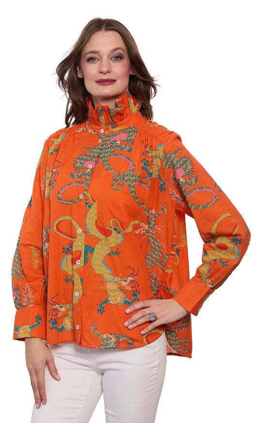 SUN VALLEY DRAGON OVERSIZED TOP