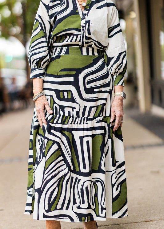 ELSA ZEBRA SKIRT