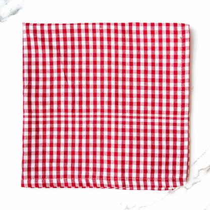 RED/WHITE GINGHAM NAPKIN