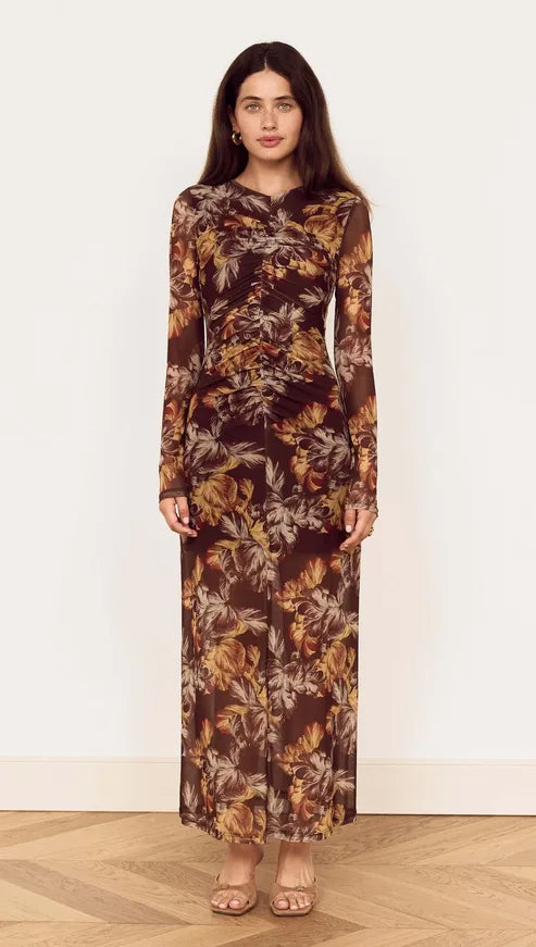 TAHLIA MESH MIDI DRESS
