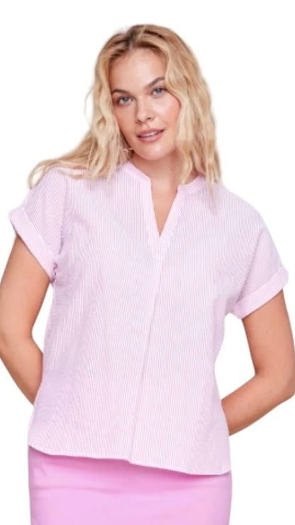 RENUAR CLASSIC SEERSUCKER TOP
