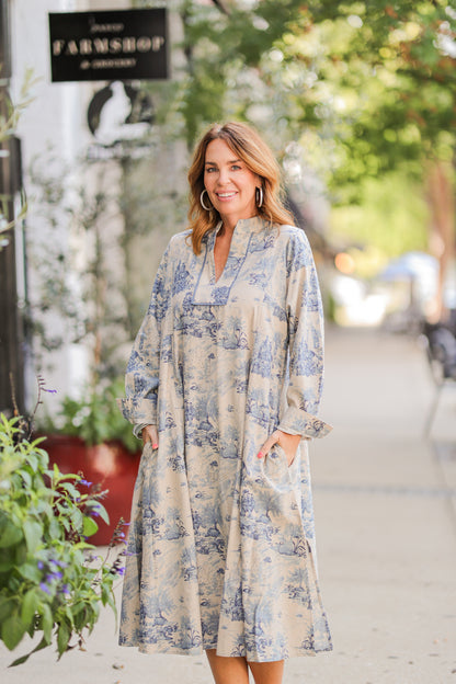 TOILE MIDI DRESS