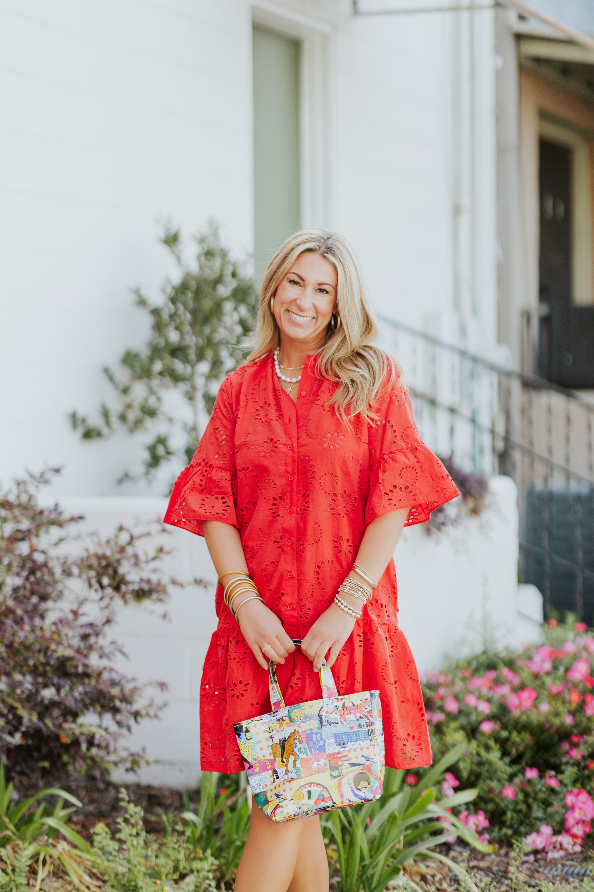 ZURI CHILI RED EYELET SMALL