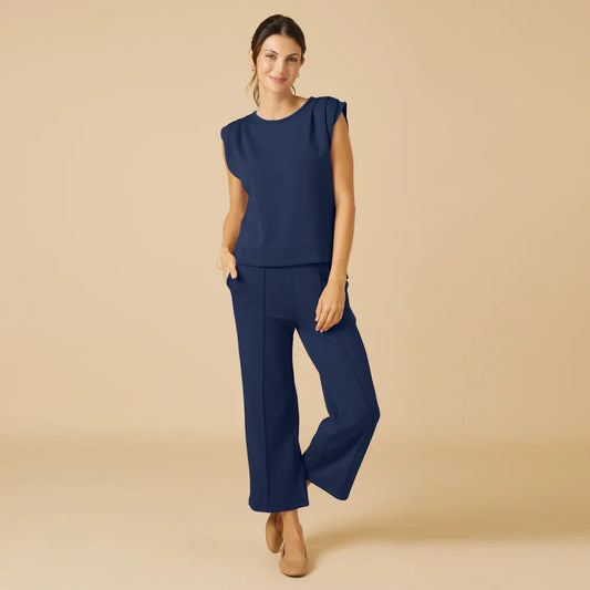DREAMTECH PLEATED SHOULDER PANT SET