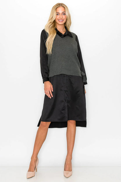 WHEMA KNIT VEST & DRESS