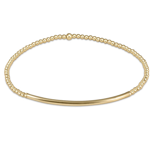 GOLD 2MM BLISS BAR