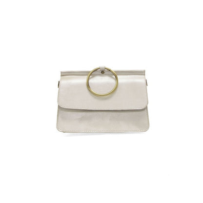 METALIC O RING HANDLE BAG