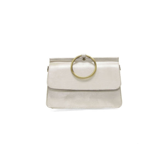 METALIC O RING HANDLE BAG