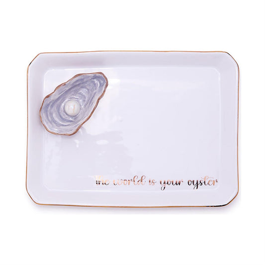 THE WORLD IS YOUR OYSTER TRAY