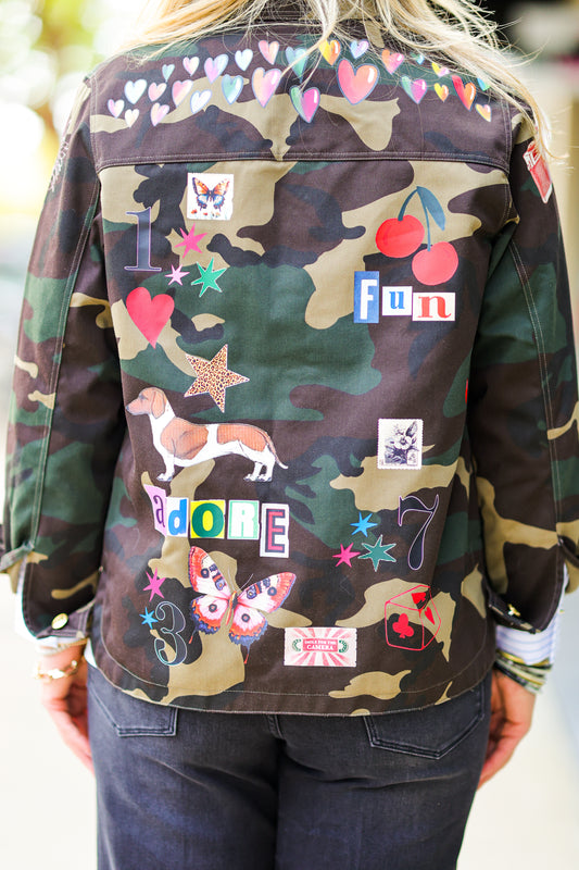OLIVIA CAMO JACKET