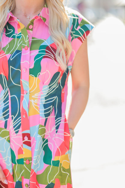 QUINCEY DRESS FLORAL WHIMSY