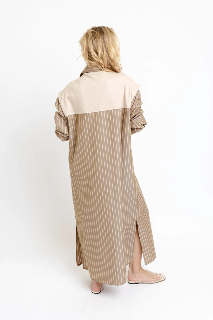 HAILEY MAXI SHIRT DRESS