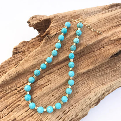 STUDDED GEMSTONE NECKLACE