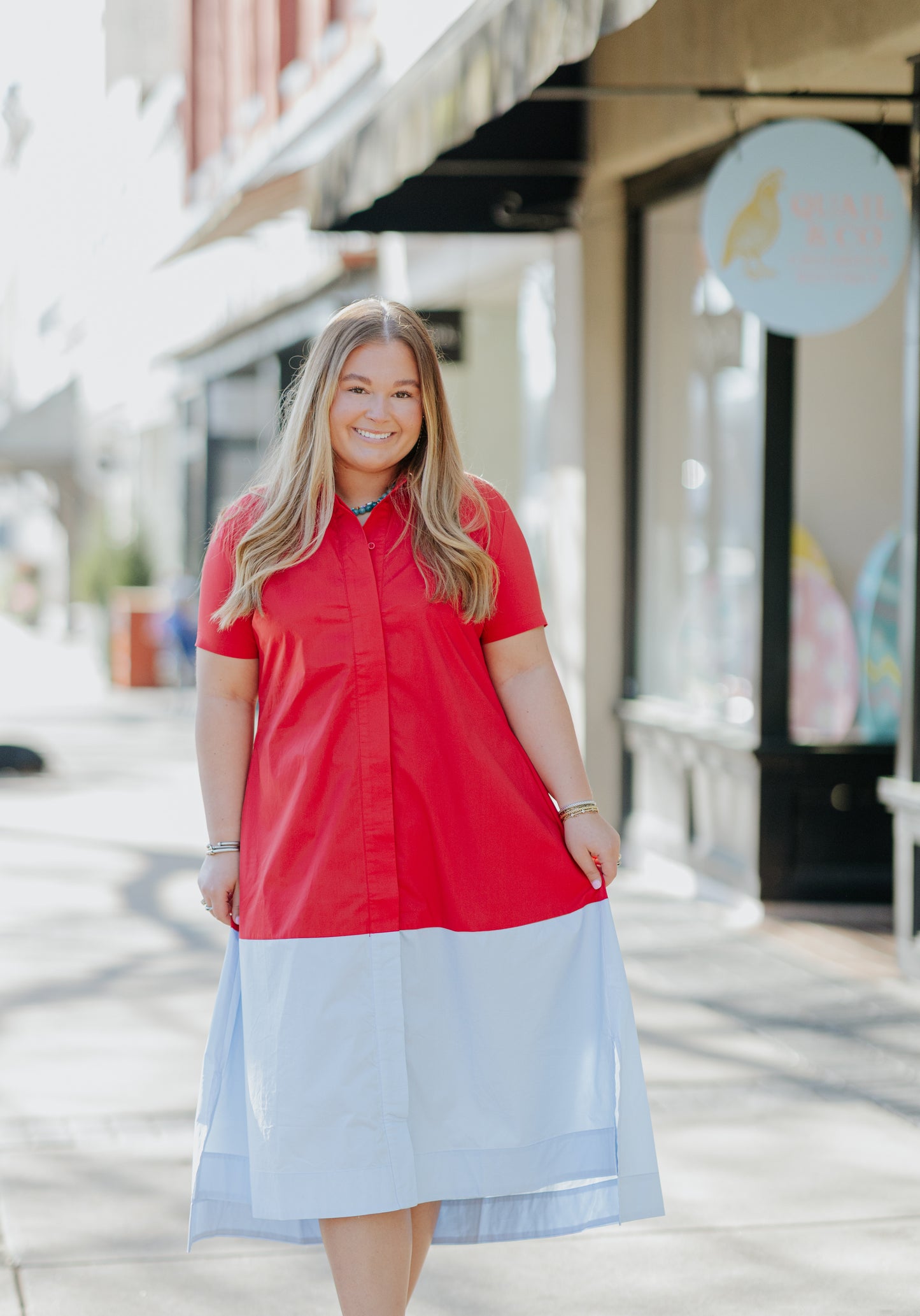 MILLIE COLORBLOCK DRESS