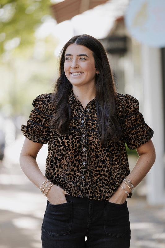 NOIR PANTHERA LILANI TOP