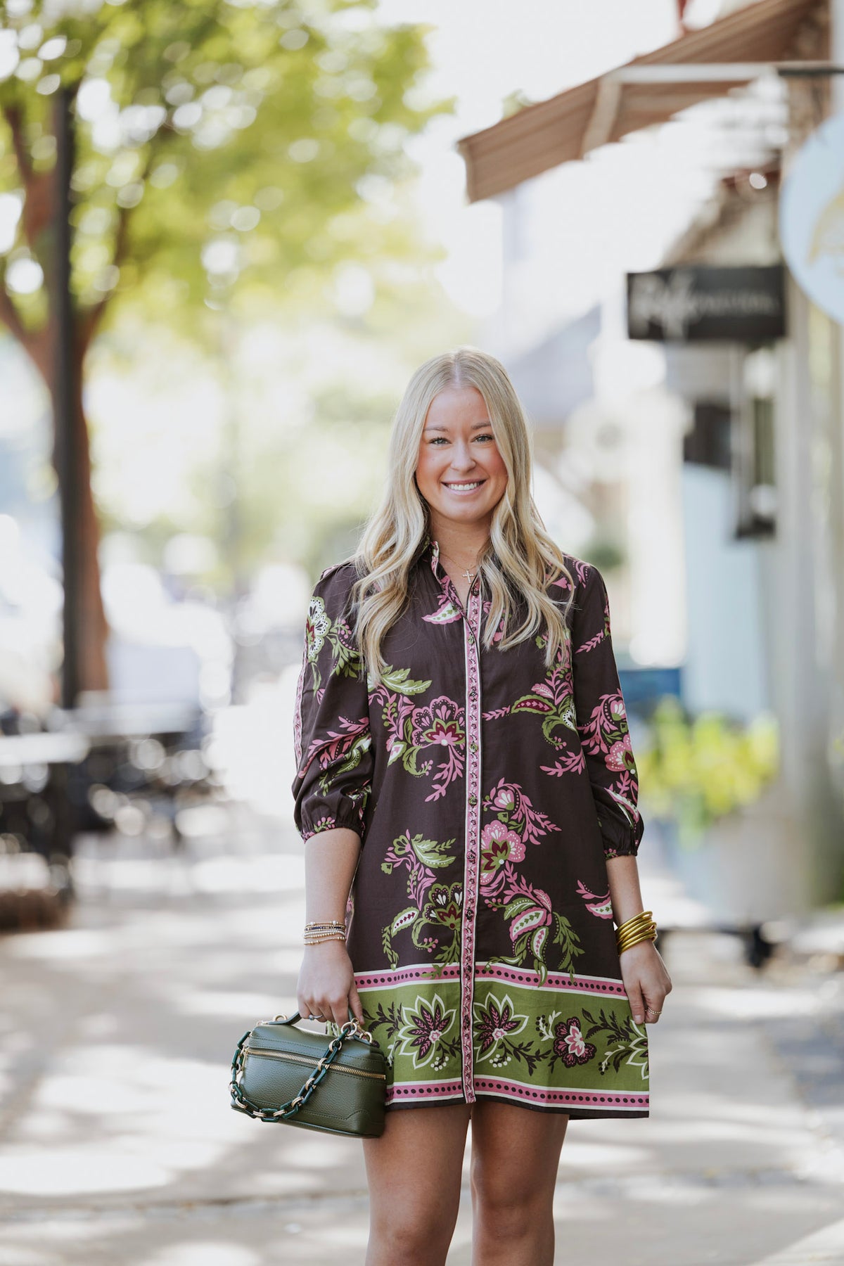 CHESTNUT AVA DRESS