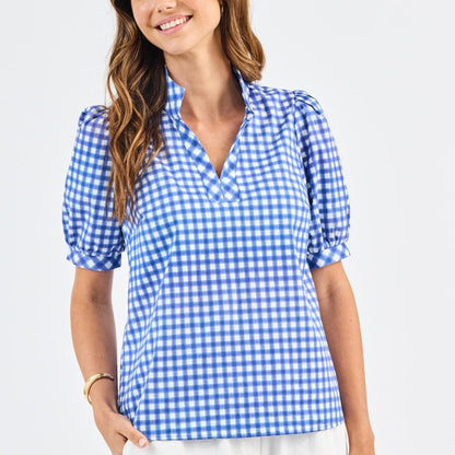 TRICIA GINGHAM TOP