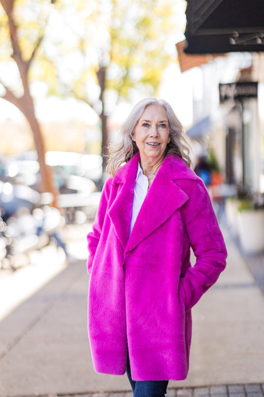 HAUTE PINK CAPLET JACKET