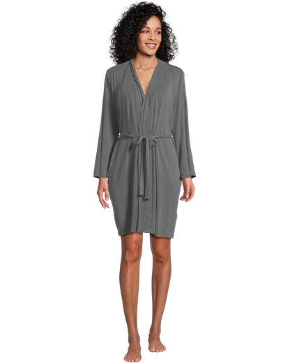 DREAMS JESERY ROBE IN DARK STEEL