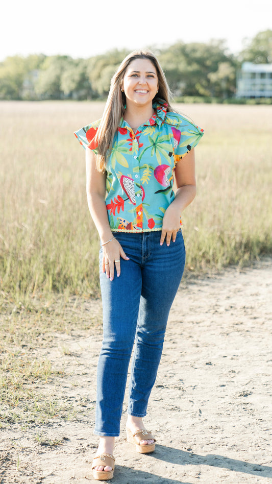 POOLSIDE ADELYN BLOUSE